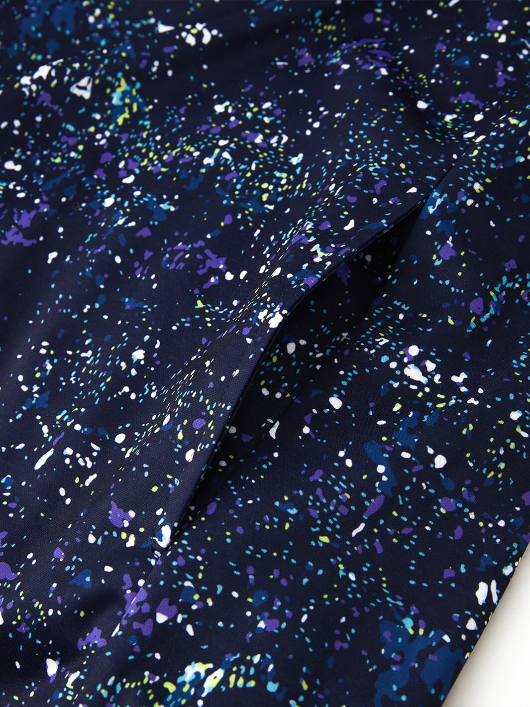 Print Performance Fleece Golf Hoodie For Men-Splatter