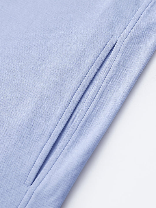 Heather Performance Golf Hoodie For Men-Lavender