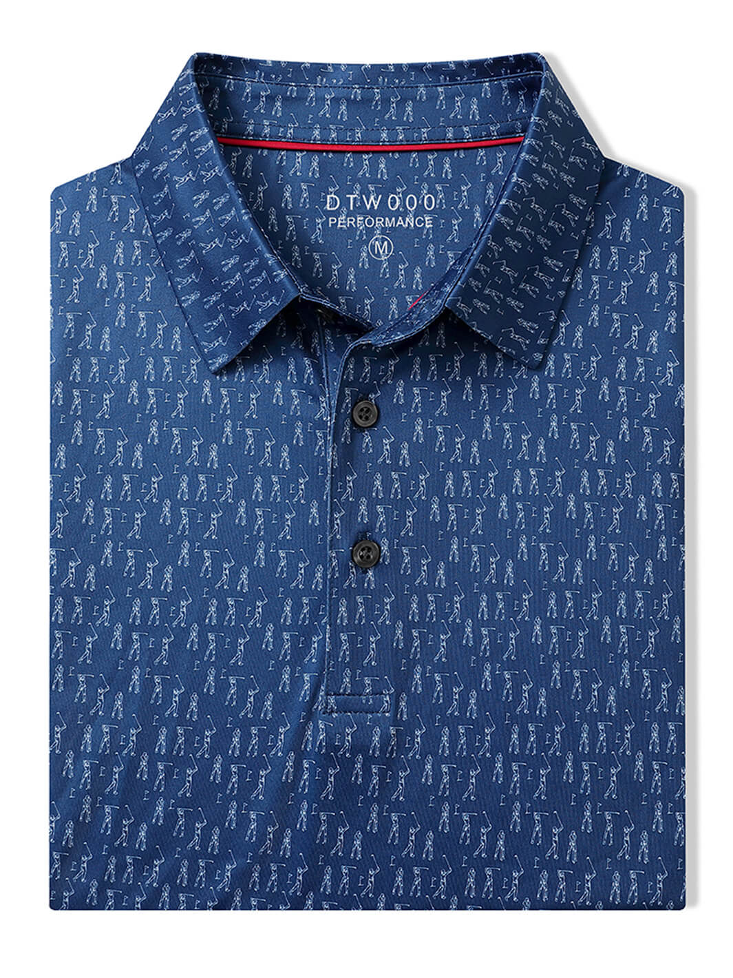 Men's Print Performance Polo-TEE