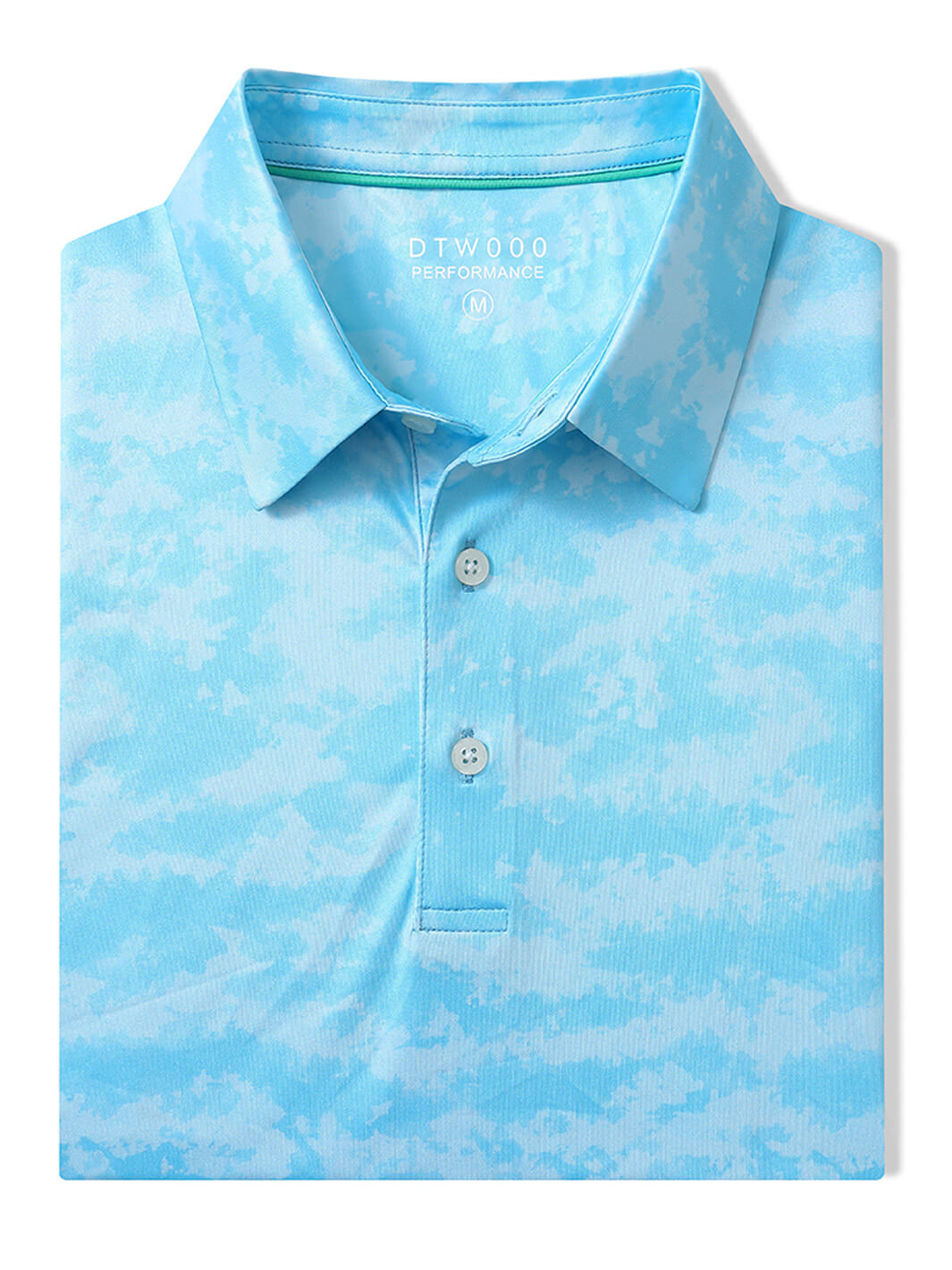 Men's Print Performance Polo-CLUOD