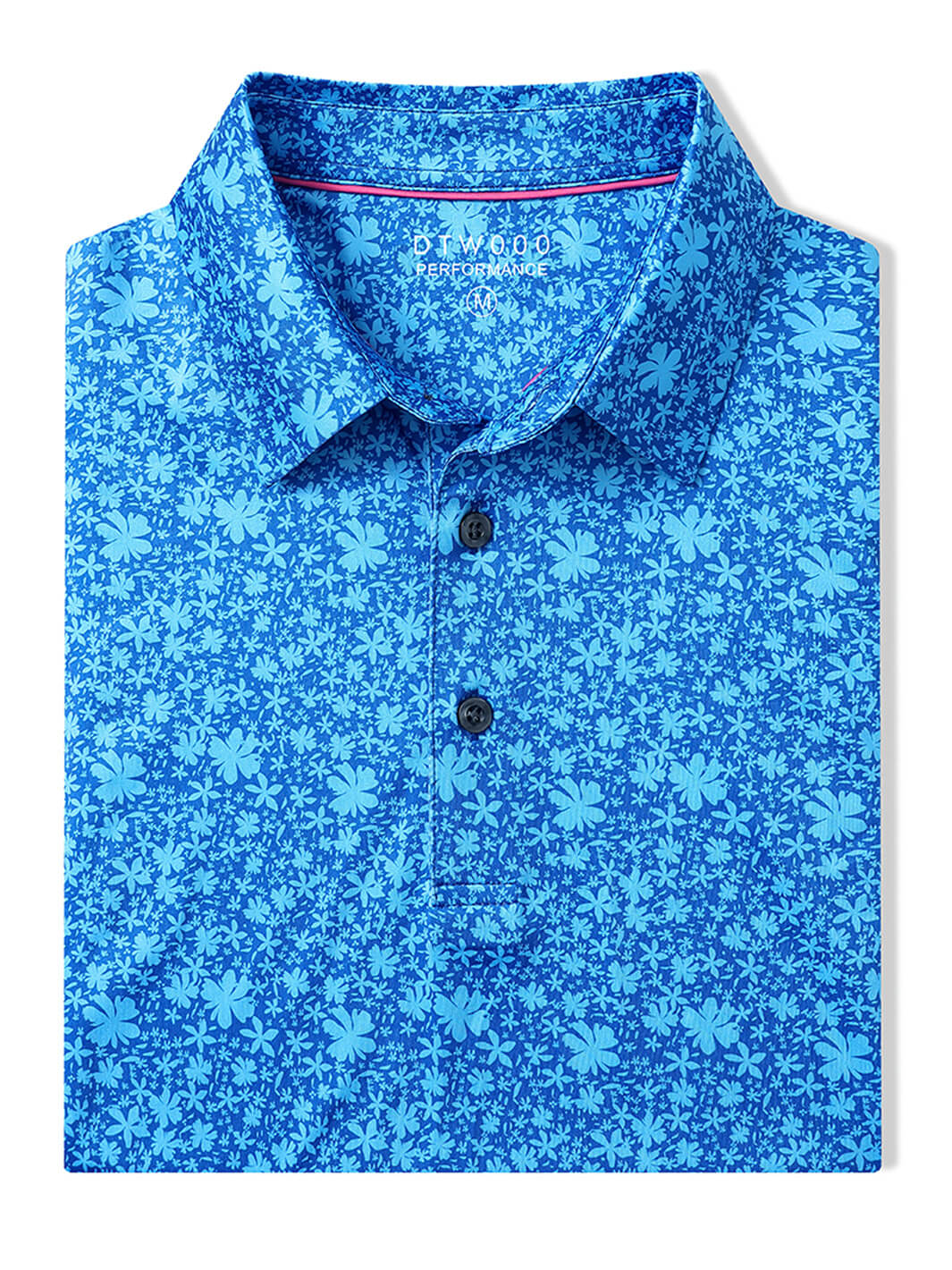 Men's Print Performance Polo-ROYAL PRTAL STEP