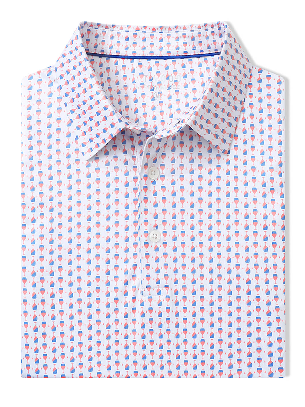 Men's Print Performance Polo-GOBLET