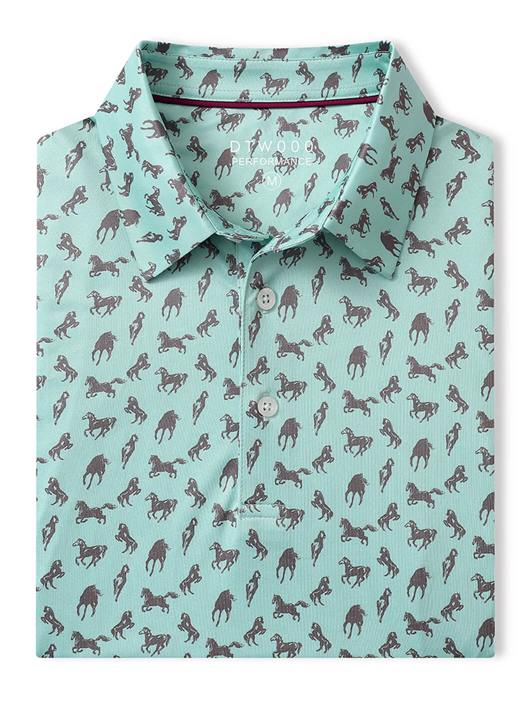 Men's Print Performance Polo-HORSE
