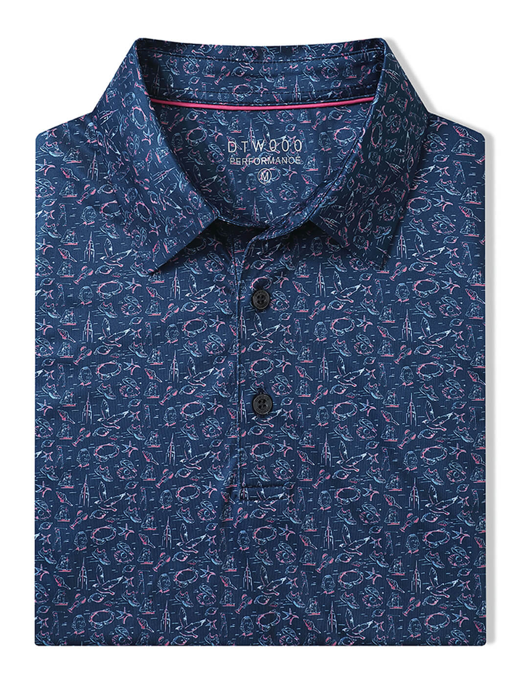 Men's Print Performance Polo-IMPRESSION