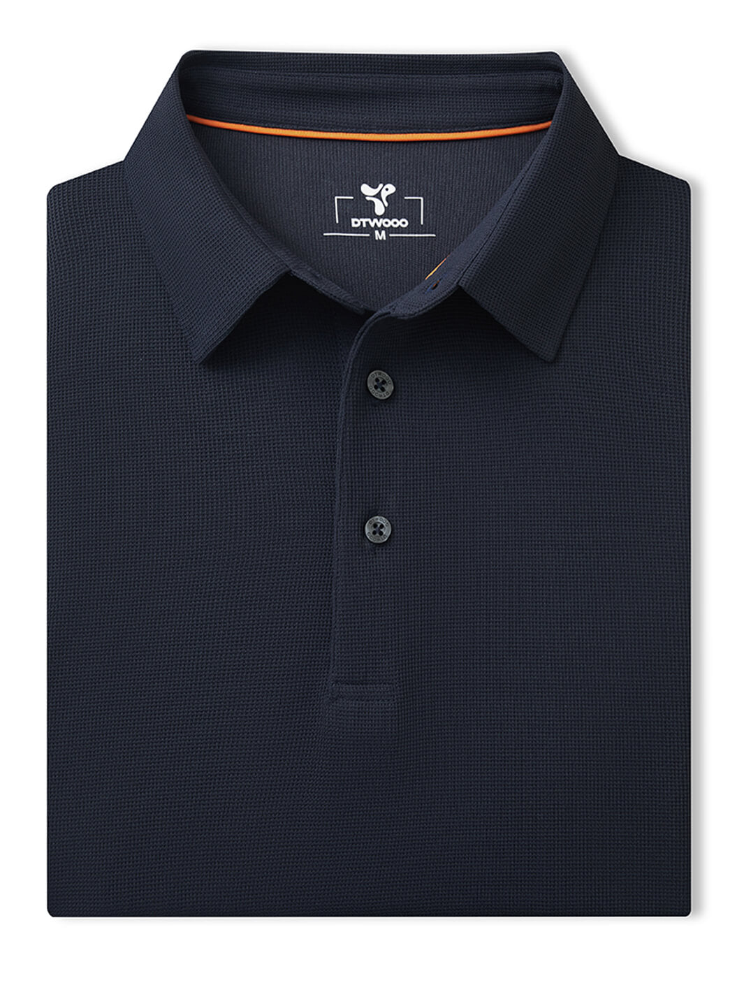 Waffle Jacquard Performance Polo-NAVY