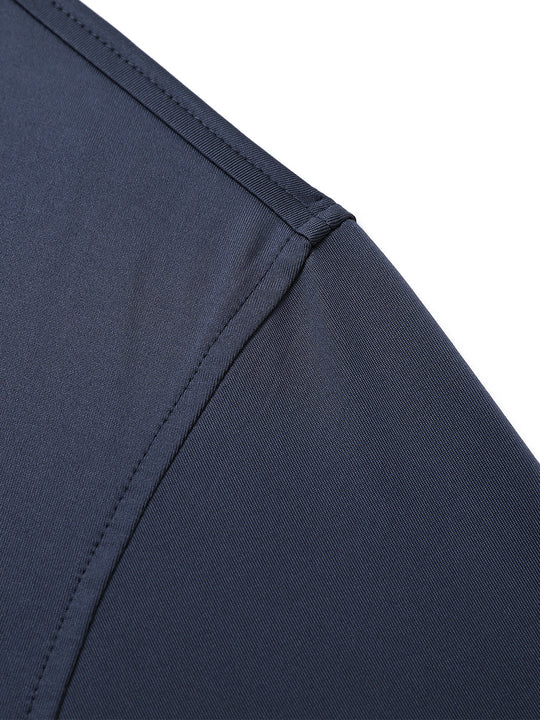 Solid Performance Jersey Polo-DARK GREY