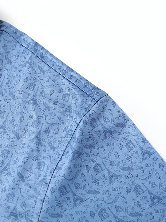 Men's Print Performance Polo-CITY