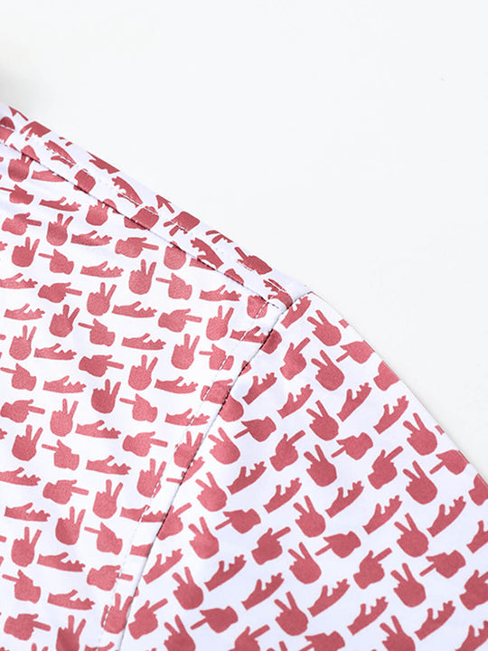 Men's Print Performance Polo-GESTURE