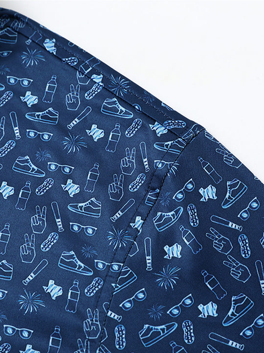 Men's Print Performance Polo-DAILY