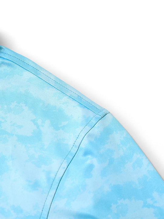 Men's Print Performance Polo-CLUOD