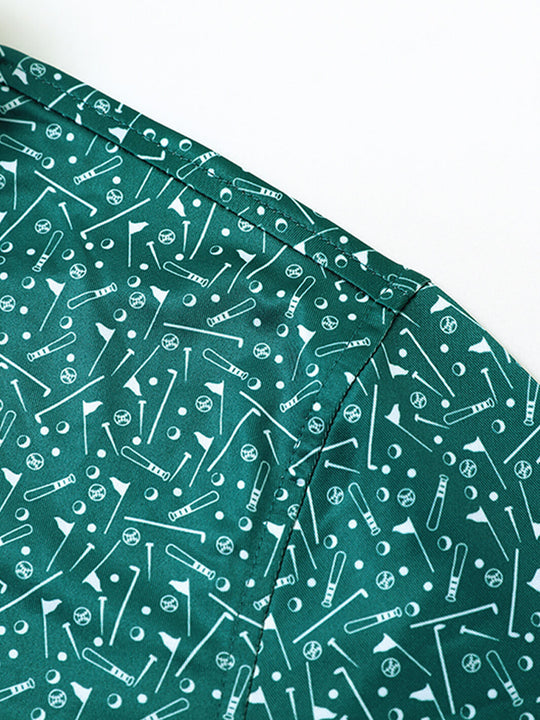 Men's Print Performance Polo-SPORT