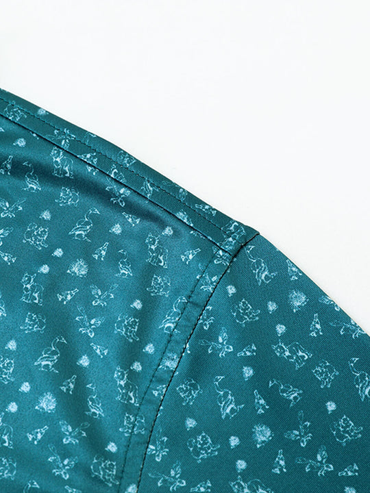 Men's Print Performance Polo-ANIMAL PARK