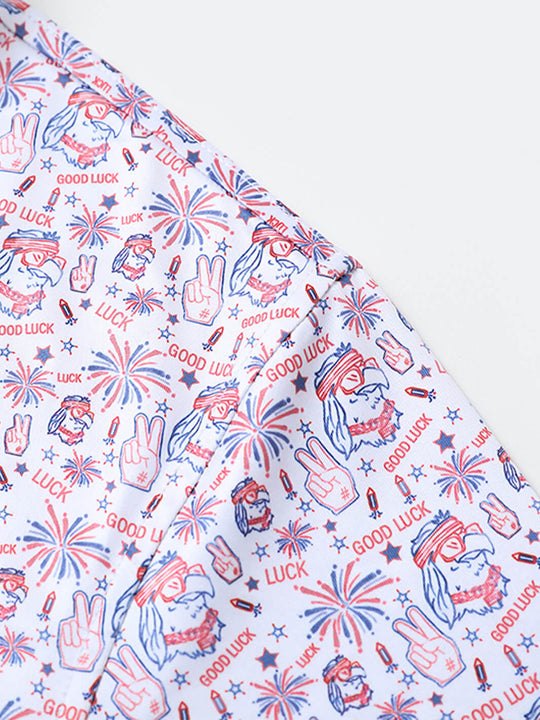 Men's Print Performance Polo-YEAH