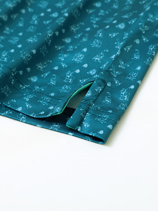 Men's Print Performance Polo-ANIMAL PARK