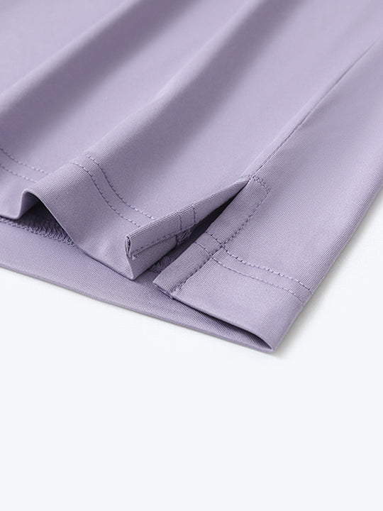 Solid Performance Jersey Polo-LAVENDER