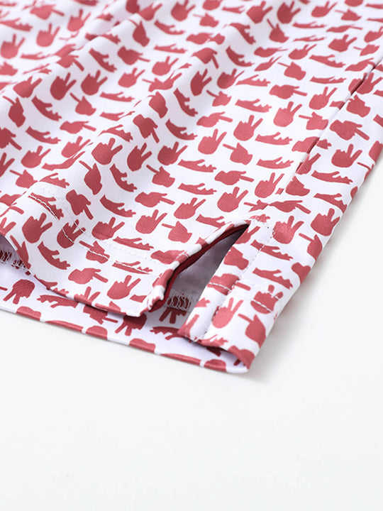 Men's Print Performance Polo-GESTURE