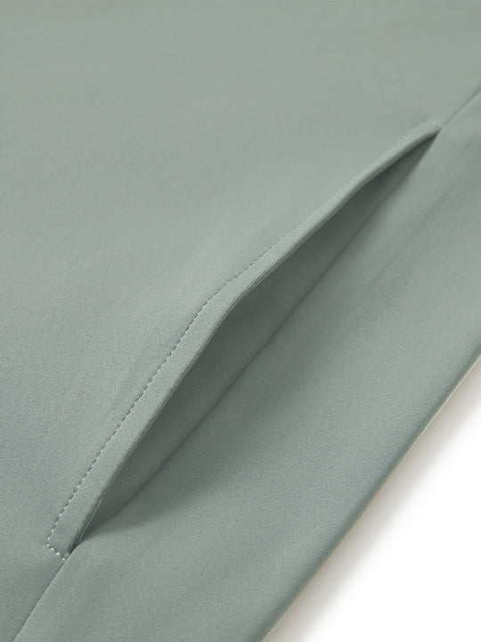 Solid Performance Golf Hoodie For Men-Jungle Green