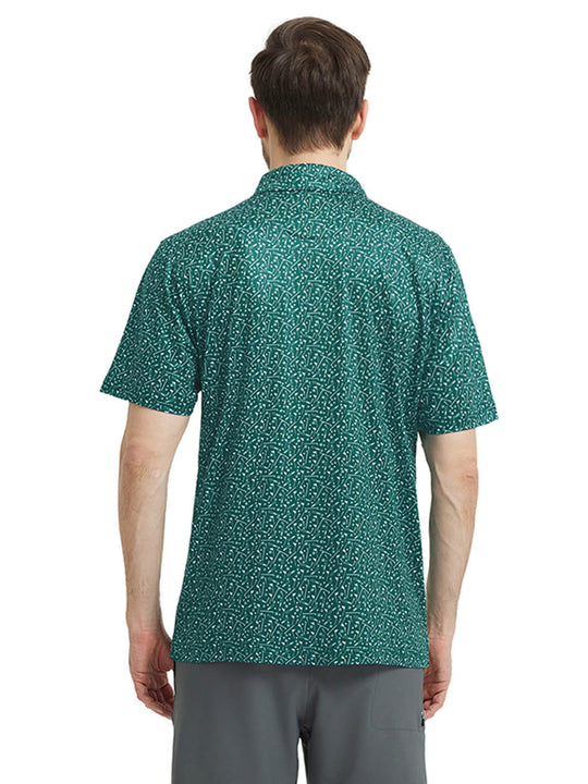 Men's Print Performance Polo-SPORT