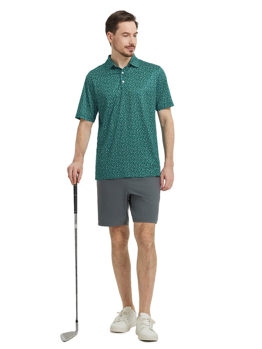Men's Print Performance Polo-SPORT