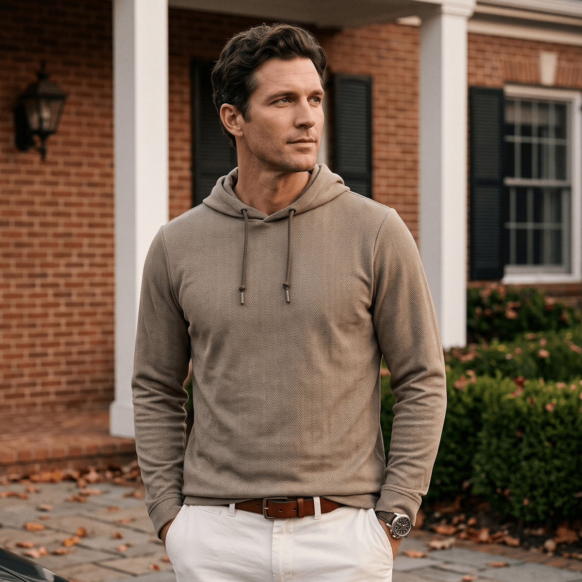 HERRINGBONE HOODIES