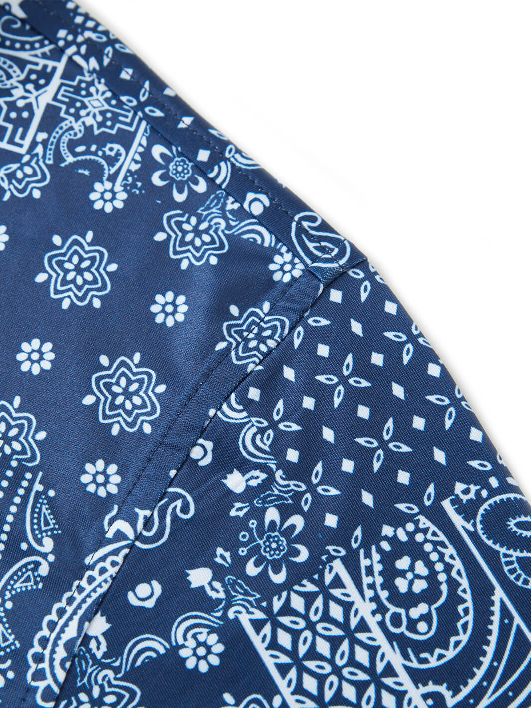 Print Performance Golf Shirt For Men-Ethnic Paisley