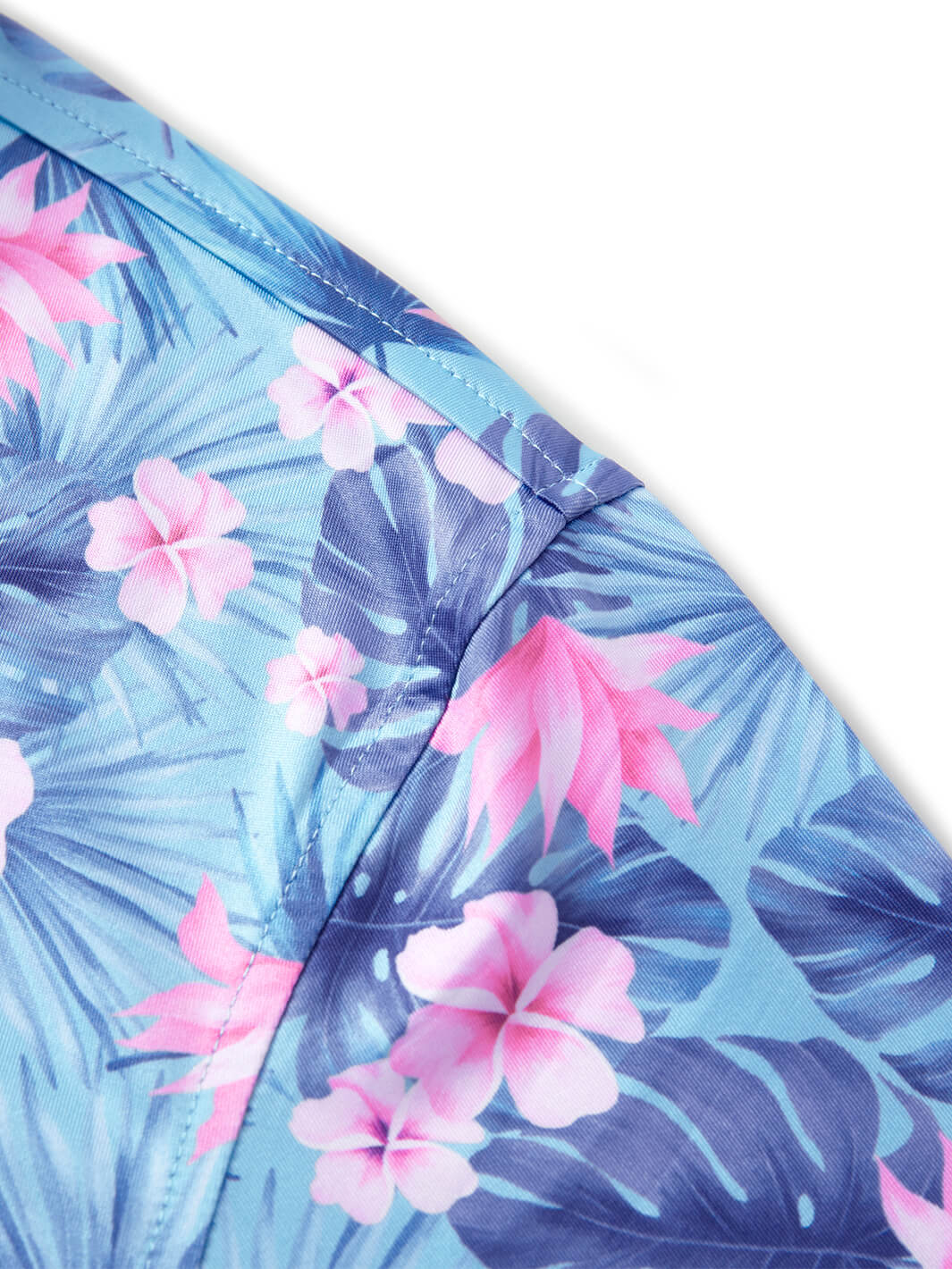 Print Performance Golf Shirt For Men-Floral Painting