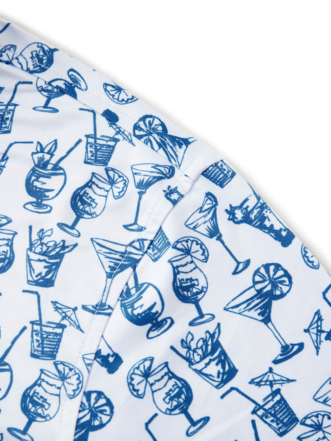 Print Performance Golf Shirt For Men-Summer Drink