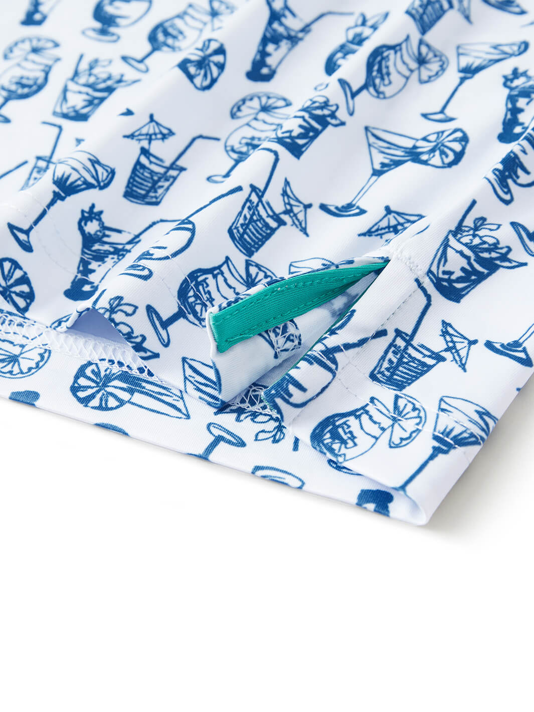 Print Performance Golf Shirt For Men-Summer Drink