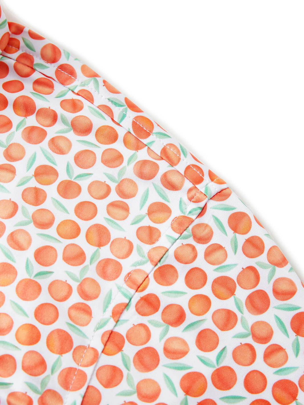 Print Performance Golf Shirt For Men-Peach