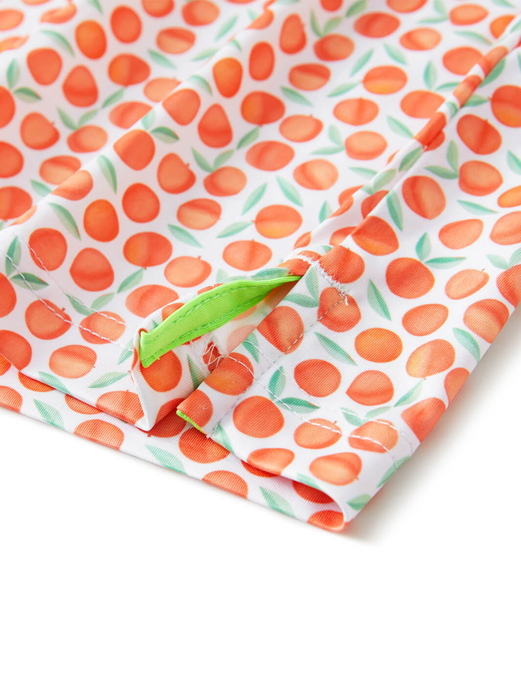 Print Performance Golf Shirt For Men-Peach