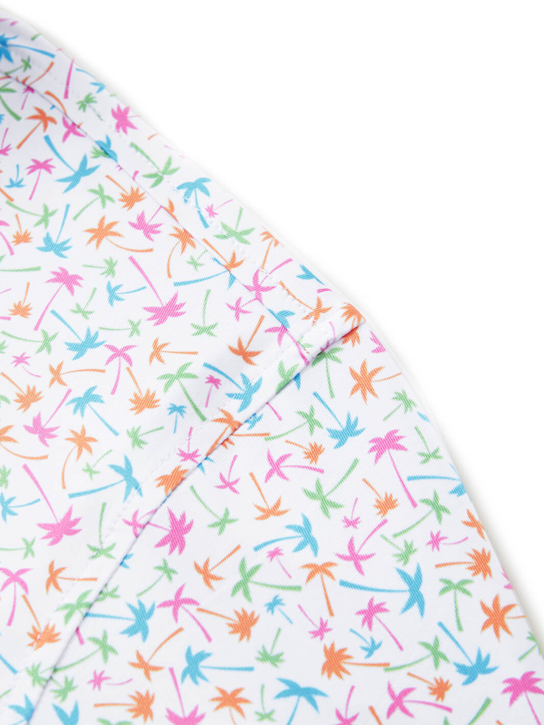 Print Performance Golf Shirt For Men-Palm Painting