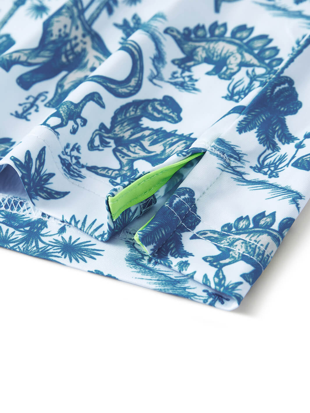 Print Performance Golf Shirt For Men-Jurassic