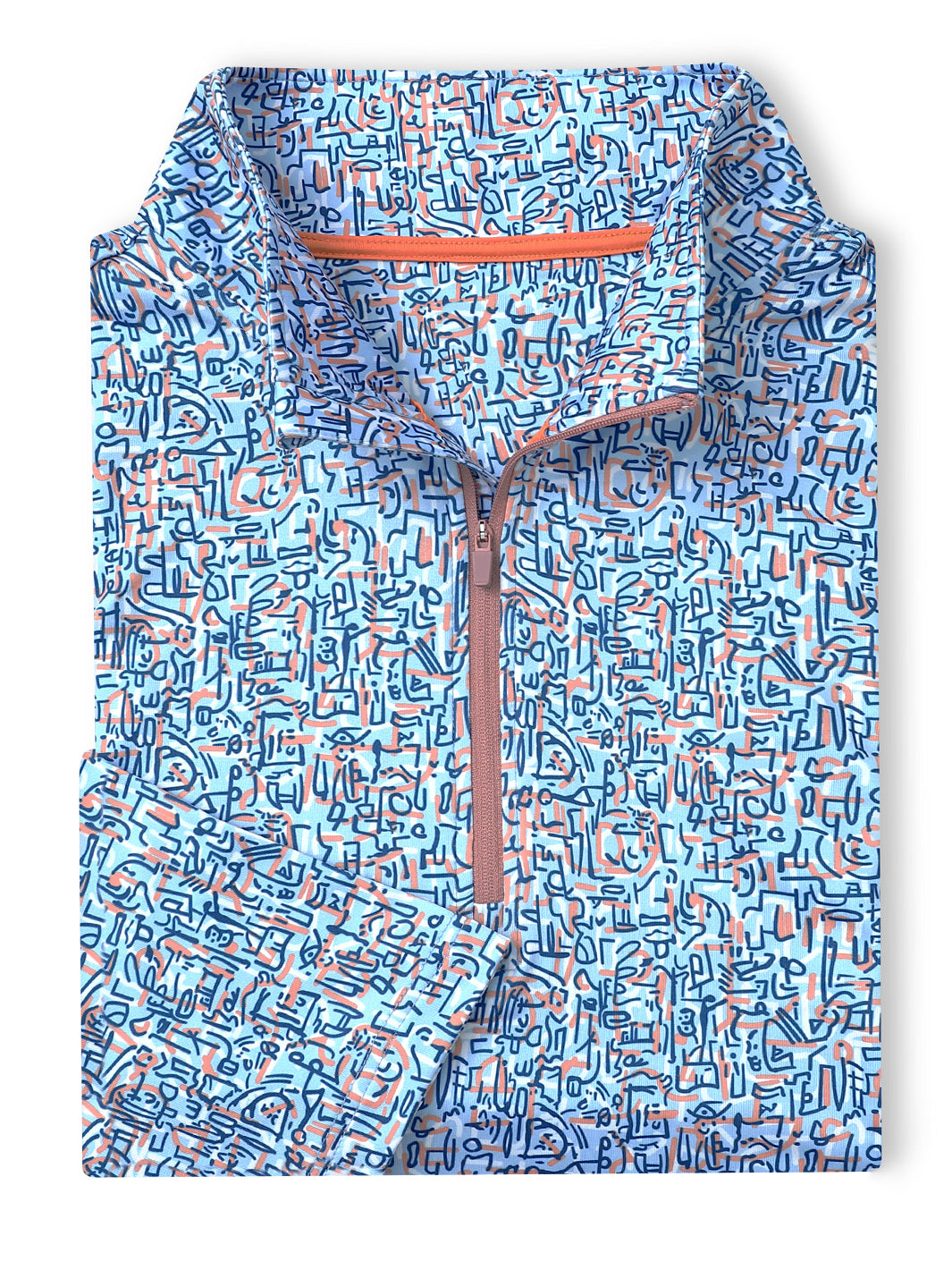 Print Performance Golf Quarter Zip