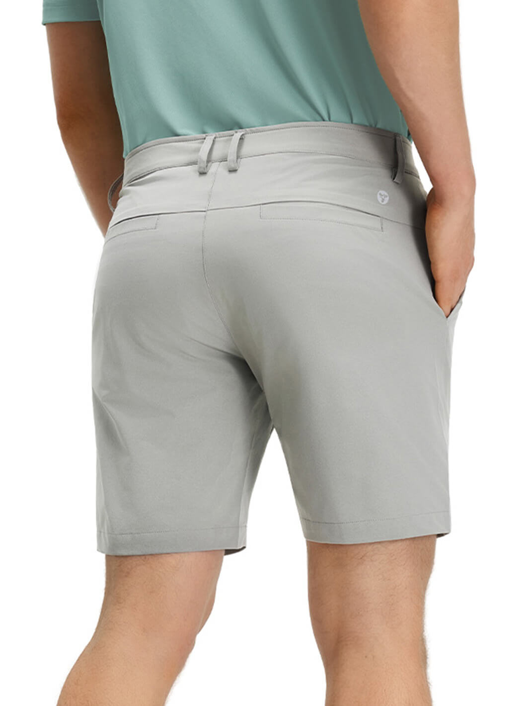 DTWOOO | Water Resistant Short [7.5"]-Light Gray | Men's Shorts