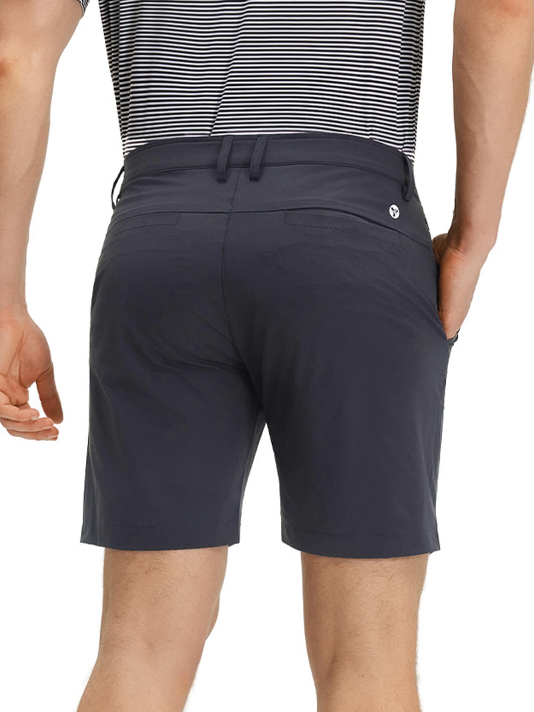 DTWOOO | Water Resistant Short [7.5"]-Black | Men's Shorts