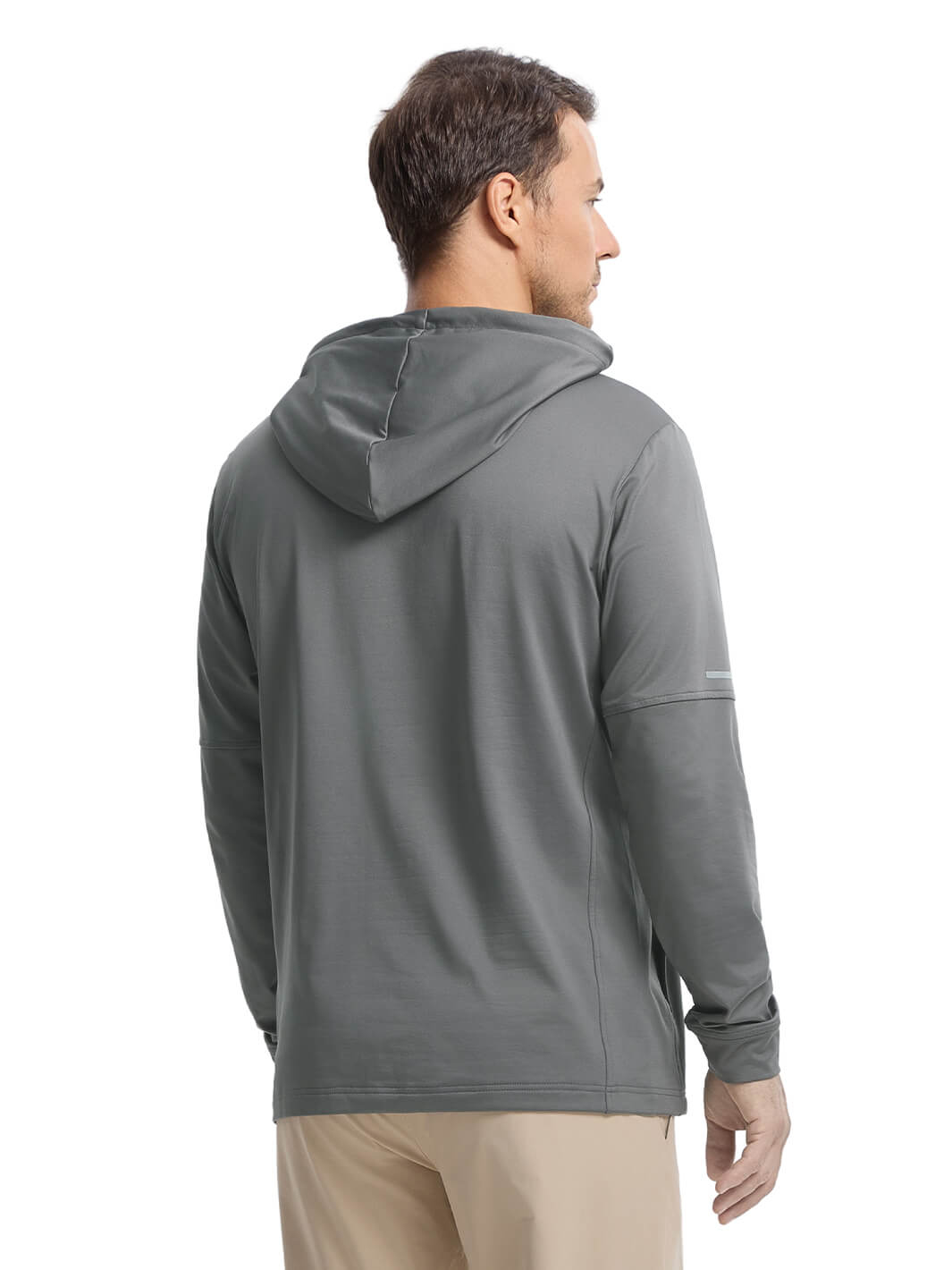 Solid Performance Fleece Golf Hoodie For Men-Eiffel Tower