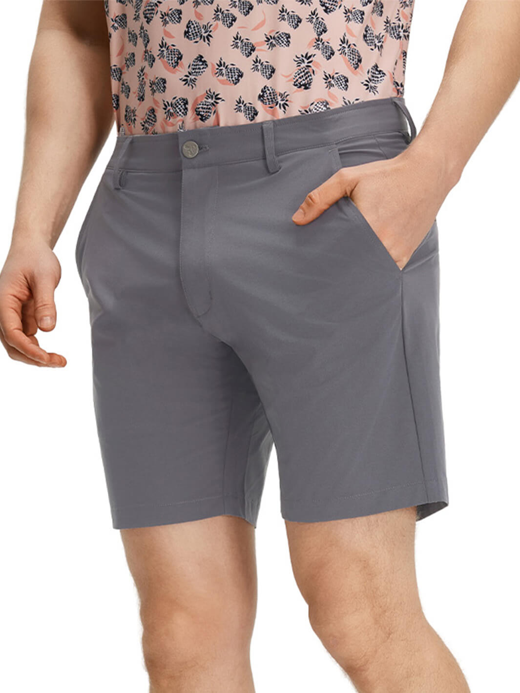 DTWOOO | Water Resistant Short [7.5"]-Dark Gray | Men's Shorts