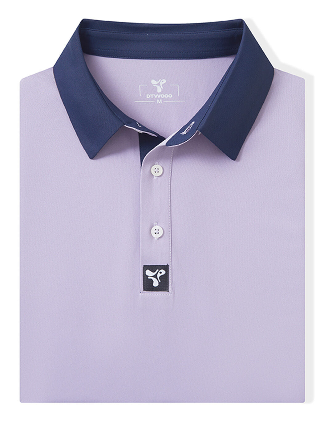 Tech Pique Performance Golf Shirt For Men-Lavender
