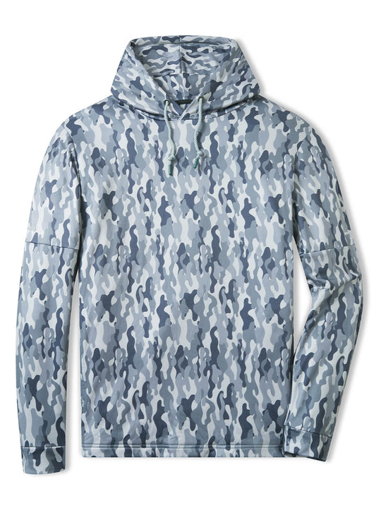 Print Performance Fleece Golf Hoodie For Men-Camouflage