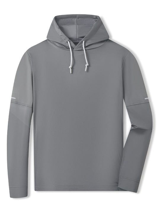 Solid Performance Fleece Golf Hoodie For Men-Eiffel Tower