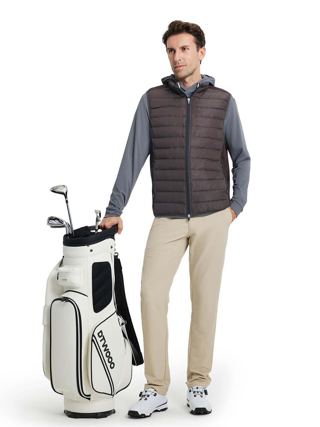 Waterproof Performance Vest-Brown