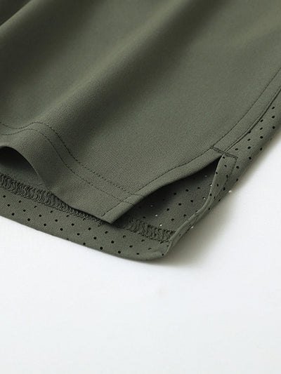 Gym Short [7.5"]-GRAY GREEN
