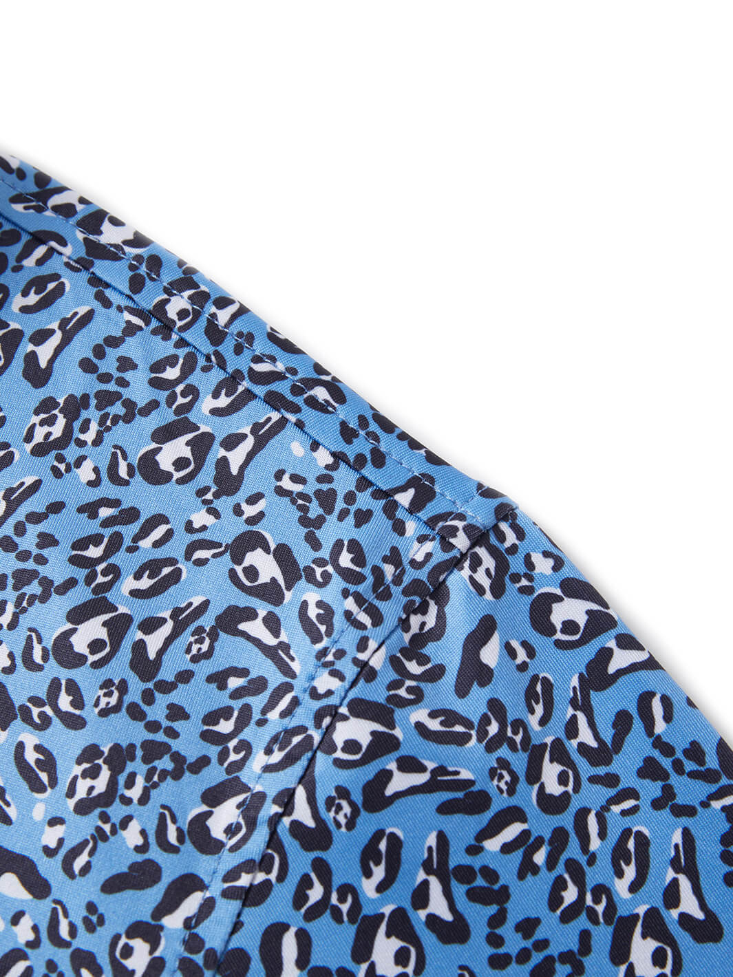 Print Performance Golf Shirt For Men-Leopard