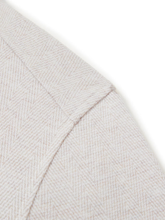 Herringbone Performance Golf Quarter Zip For Men-Desert