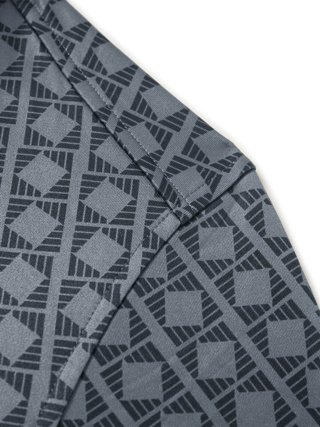 Print Performance Golf Quarter Zip For Men-Kaleidoscope