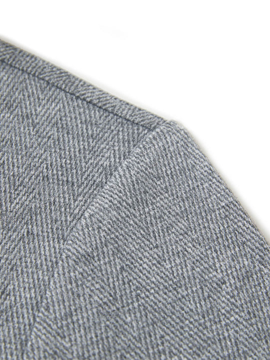Herringbone Performance Golf Hoodie For Men-Dark Gray