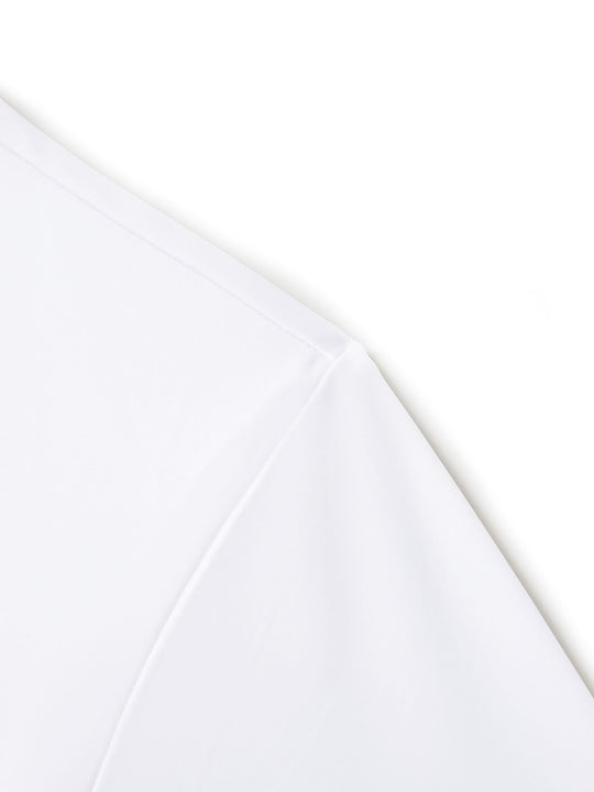 Solid Performance Golf Hoodie For Men-Pure White