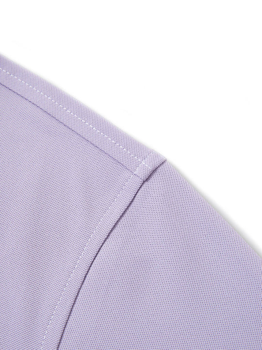 Tech Pique Performance Golf Shirt For Men-Lavender