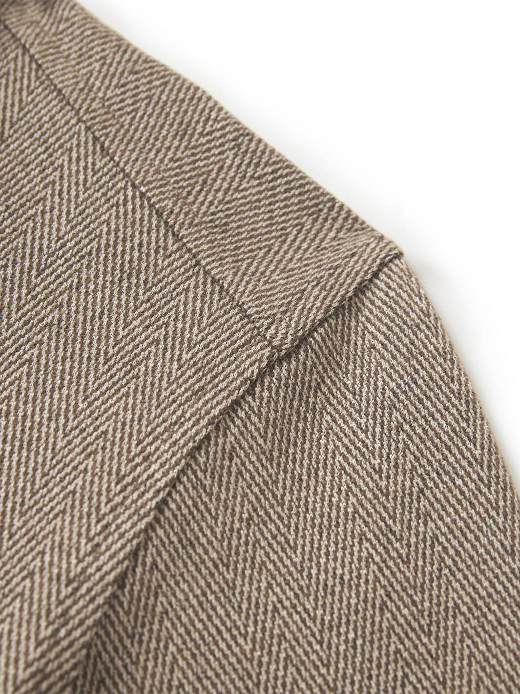 Herringbone Performance Golf Quarter Zip For Men-Caramel