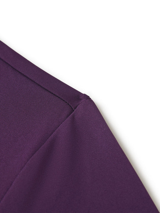 Solid Performance Golf Hoodie For Men-Ink Purple